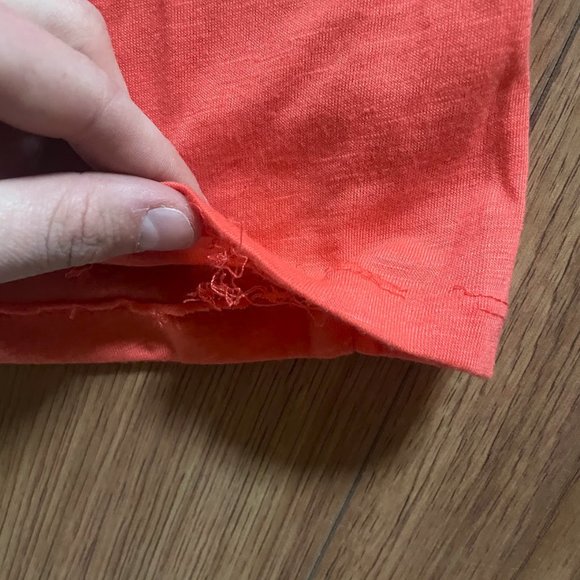 Ardene Shoulderless Frilly Top, M, Coral/Pink - Picture 5 of 6